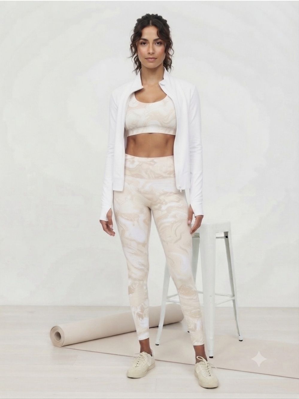 aerie offline 7/8 Marble High-Rise Leggings